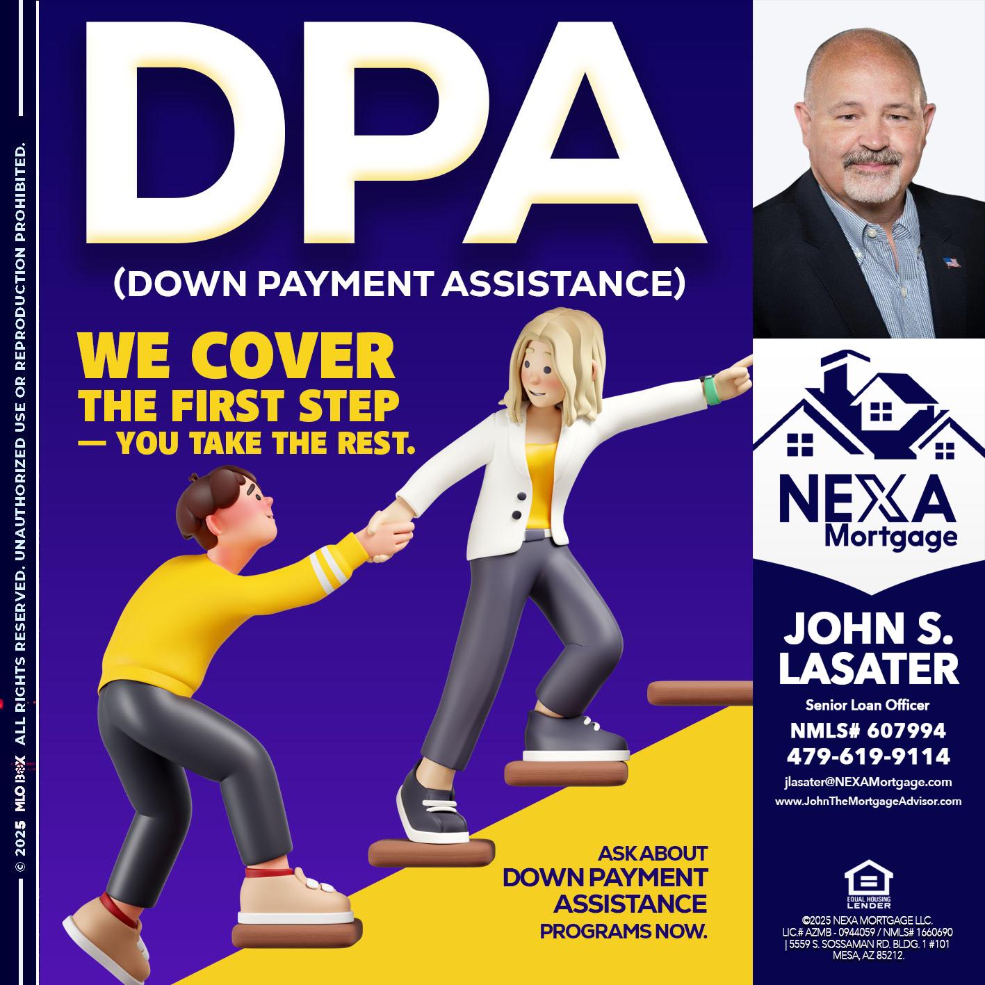 DPA LOANS - John S. Lasater -Mortgage Loan Originator
