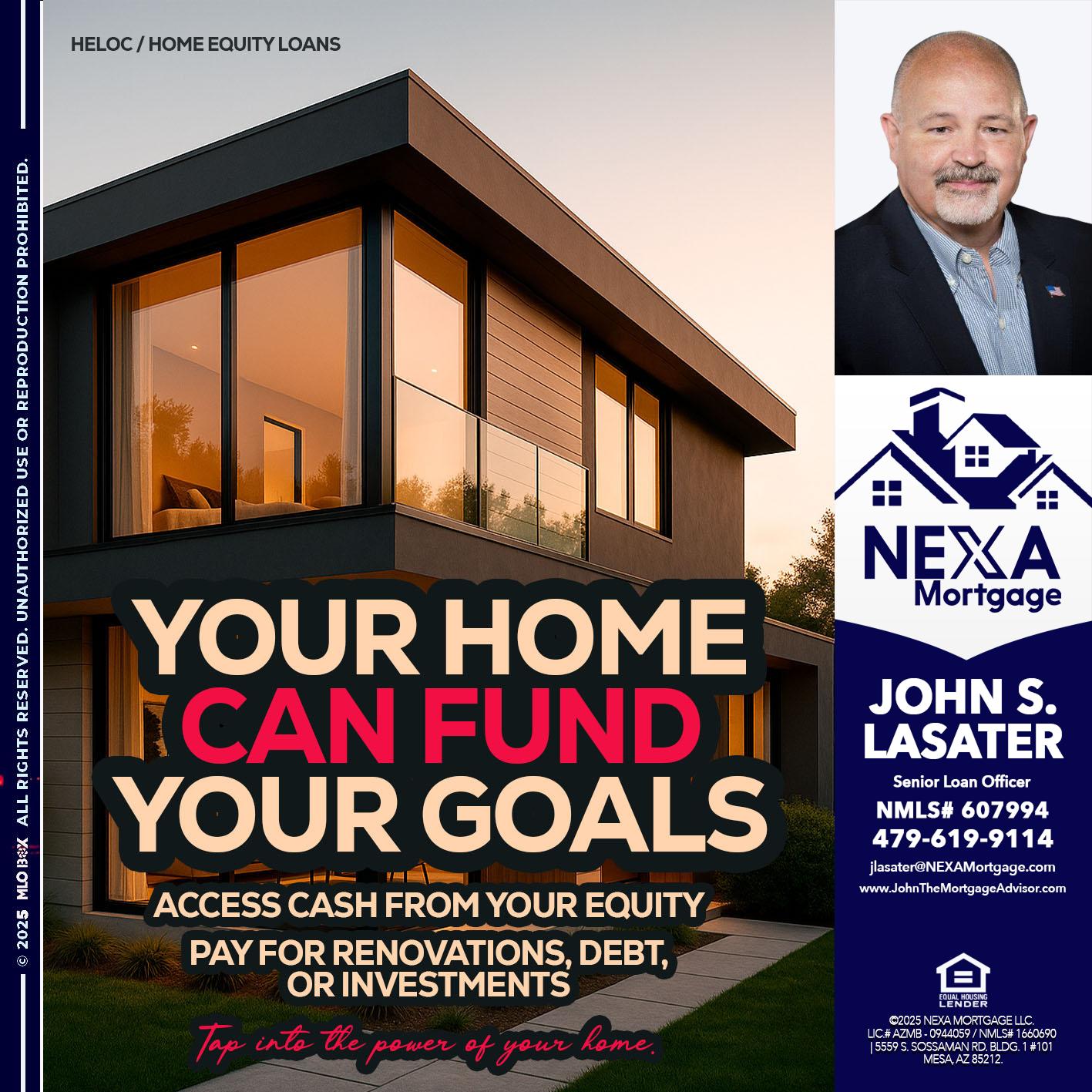 HELOC - John S. Lasater -Mortgage Loan Originator